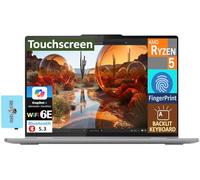 Lenovo Yoga 7 2 en 1 - visualización táctil FHD+ de 16 pulgadas (AMD Ryzen 5 8640HS, LPDDR5 de 8 GB, SSD M.2 de 1 TB, lápiz activo, copilot, KB retroiluminado, huella digital, WiFi 6E, Win 11 Pro) con