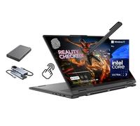 Lenovo Yoga 7 7i 2 en 1 portátil con pantalla táctil, 16 pulgadas 2K IPS, Intel Ultra 7 155U (Beats i7-1355U) AI Boost NPU, 16 GB RAM, 512 GB SSD + unidad portátil de 500 GB, retroiluminada, FP, lápiz