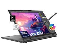 Lenovo Yoga 7 7i - Laptop empresarial 2 en 1 (pantalla táctil FHD+ de 16 pulgadas, Intel Core Ultra 7 155U (Beat i7-1355U7), 16 GB de RAM, 1 TB SSD, IST Pen) retroiluminada, huella dactilar, cámara