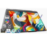 Lenovo Yoga 7 AI 2 en 1 Touch Laptop, 14 pulgadas WUXGA, AMD Ryzen 7 8640HS (Beat i7-1360P), LPDDR5 6400MHz, KB retroiluminado, lector FP, teclado, USB-C, Wi-Fi 6, HDMI, Win11 W/Pen (8 GB RAM | 1TB