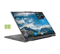 Lenovo Yoga 7i 16" 2.5K (2560 x 1600) Pantalla táctil 2 en 1 Convertible Laptop Tablet, 12th Intel Evo Platform 12-Core i5-1240P, 8GB LPDDR5 RAM, 512GB SSD, KB retroiluminado, huella dactilar, Windows
