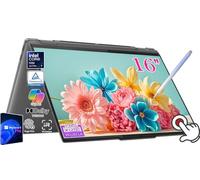 Lenovo Yoga 7i 16 pulgadas 2 en 1 - visualización táctil WUXGA 16:10 - Intel Core i7-1355U - 2 x Thunderbolt - Lector de huellas dactilares - KB retroiluminado - Win 11 Pro - Gris tormenta (16 GB RAM