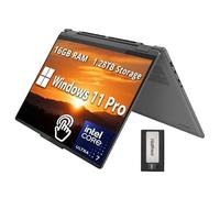 Lenovo Yoga 7i 2 en 1 40.6 cm 2K Laptop con pantalla táctil, Intel Ultra 7 155U, 16GB LPDDR5X, 1.28TB de almacenamiento (1TB SSD + 288GB Docking Station Set), teclado retroiluminado, lector de huellas