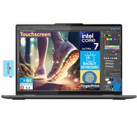 Lenovo Yoga 7i 2 en 1 AI PC 2 en 1 Laptop con pantalla táctil IPS WUXGA de 16 pulgadas (Intel Ultra 7-256V, 16GB LPDDR5X, 2TB M.2 PCIe SSD, retroiluminado, huella dactilar, Win 11 Pro) con