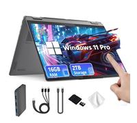 Lenovo Yoga 7i - Laptop 2 en 1 con pantalla táctil 2K de 16 pulgadas, Intel Core Ultra 7 256 V, 16 GB LPDDR5X, 2 TB (1 TB SSD y estación de acoplamiento de 1 TB), gráficos Intel Arc, teclado numérico