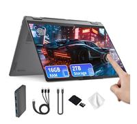 Lenovo Yoga 7i - Laptop 2 en 1 con pantalla táctil 2K de 16 pulgadas, Intel Core Ultra 7 256 V, 16 GB LPDDR5X, 2 TB (1 TB SSD y estación de acoplamiento de 1 TB), gráficos Intel Arc, teclado numérico