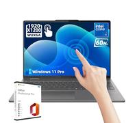 Lenovo Yoga 7i - Laptop empresarial 2 en 1 - Pantalla táctil FHD+ de 16 pulgadas | Ultra 5 125U | Gráficos Intel HD retroiluminados KB | Wi-Fi 6 | Win 11 Pro | Paquete de por vida Office 2021 con