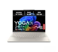 Lenovo Yoga 7i Ordenador portátil AI 2 en 1 | Copilot+ PC | 14" 2.8K OLED | Intel Core Ultra 7 256V | RAM 16GB | SSD 512GB | Intel Arc GPU | Win11 | QWERTZ | con lápiz Yoga | 3 años de garantía