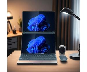 Lenovo Yoga Book 9i Gen 10 14 Intel Procesador Intel® Core Ultra 7 255H núcleos E de hasta 4,40 GHz núcleos P de hasta 5,10 GHz, Windows 11 Home 64, 512 GB SSD M.2 2242 PCIe Gen4 TLC - 83KJCTO1WWES1