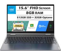 Lenovo Yoga C740 - Laptop 2 en 1 (último modelo 2021), pantalla táctil FHD de 15.6 pulgadas, procesador Intel Core i5-10210U, 8 GB de RAM, SSD de 512 GB + 32 GB Optane, teclado retroiluminado, lector