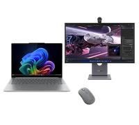 Lenovo Yoga Pro 7i 14 + Yoga Pro 27UD OLED Monitor & Yoga Bluetooth Silent Mouse Procesador Intel® Core Ultra 7 255H núcleos E de hasta 4,40 GHz núcleos P de hasta 5,10 GHz, Windows 11 Home 64, 1 TB S