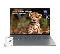 Lenovo Yoga Slim 7i 15ILL9 Aura Edition Copilot+ Laptop Intel Core Ultra 7 256V, 15.3 WUXGA 120Hz Touch, 16GB LPDDR5X RAM 2TB SSD, WiFi7, teclado retroiluminado, Win11, Luna Grey, con unidad USB de 2