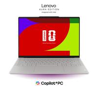 Lenovo Yoga Slim 7i Ultra Aura Edition 14 Intel Procesador Intel® Core Ultra 7 355 núcleos LPE de hasta 3,50 GHz núcleos P de hasta 4,70 GHz, Windows 11 Pro 64, 2 TB SSD M.2 2242 PCIe Gen4 QLC - 83QKC