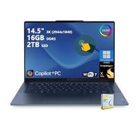Lenovo Yoga Slim 7X Copilot+ AI PC Laptop | 14.5 pulgadas 3K 90Hz OLED Touch | Snapdragon X Elite (hasta 45 tapas NPU) | 16GB DDR5 2TB SSD | para trabajo profesional retroiluminado Wi-Fi 7 Win11 Pro