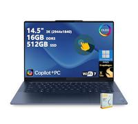 Lenovo Yoga Slim 7X Copilot+ AI PC Laptop | 14.5 pulgadas 3K 90Hz OLED Touch | Snapdragon X Elite (hasta 45 tapas NPU) | 16GB DDR5 512GB SSD | para trabajo profesional retroiluminado Wi-Fi 7 Win11 Pro