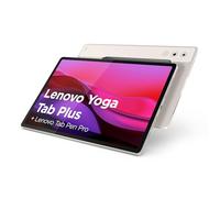Lenovo Yoga Tab Plus Tablet | Pantalla 3K de 12,7 Pulgadas | Qualcomm Snapdragon 8 Gen 3 | 16 GB de RAM | 256 GB eMMC | Android 15 | Seashell Tab Pen Pro