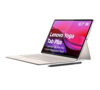 Lenovo Yoga Tab Plus, Tableta AI, 12,7 Pulgadas 144 Hz 3K, procesador Snapdragon 8 Gen 3, 16 GB de RAM, 256 GB de Memoria, WiFi 6, Tableta Android 14, Tab Pen Pro y Teclado incluidos - Seashell