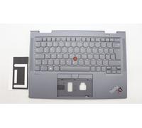 Lenovo Yoga X1 8.ª Gen Cubierta Teclado Palmrest Touchpad Alemán Gris 5M11H62420
