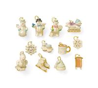 Lenox 828202 Snow Pals - Juego de Adornos (12 Piezas)