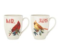 Lenox 863973 Winter Greeting 2-Piece Mr & Mrs Mug Set