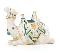 Lenox 869930 First Blessing Nativity Laying Camel, Tela Verde Azulado, Marfil, Azul Marino, Dorado