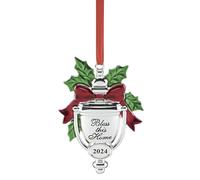 Lenox 895759 2024 Bless This Home Adorno de Metal, Navidad