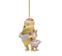 Lenox 895793 2024 Winnie The Pooh & Piglet Ornament, Navidad