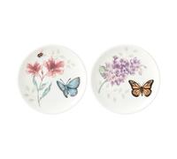 Lenox Butterfly Meadow - Juego de Posavasos de 2 Piezas, 0.45 Libras, Multicolor