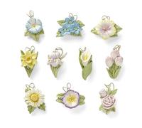 Lenox - Juego de 10 Piezas, Celebrate Flowers, 204,11 g, Multicolor
