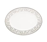 Lenox Opal Innocence - Plato ovalado de plata