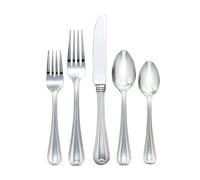 Lenox Piece Flatware Set Vintage Jewel Juego de Cubiertos de 20 Piezas, Acero 18/10, metálico