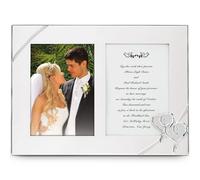 Lenox True Love Double Invitation Frame 9-Inch - 812614 Metallic