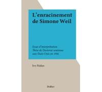 Lenracinement De Simone Weil (ebook)