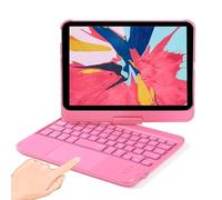 LENRICH Funda de teclado para iPad mini 7 A17 Pro 2024 y Mini 6 2021, teclado funcional retroiluminado para iPad mini de 6ª/7ª generación de 8.3 pulgadas, luz delgada