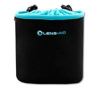 Lens-Aid Bolsa de Neopreno para cámara con Forro para Proteger el Equipo de la cámara, Bolsa de cámara para Mochila y Bolso como Bolso de Mano como Bolso de Repuesto, Negro, M, Azul Funcional