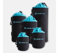 Lens-Aid Bolsa para lentes de neopreno con forro polar Juego: XS, S, M, L, XL