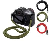 Lens-Aid Correa de cuerda para cámara verde