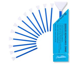 Lens-Aid - Espátulas para Sensor Full Frame (24 mm), 12 Unidades - Bastoncillos limpiadores Individuales para cámaras réflex y sin Espejo