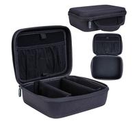 LENS-AID Estuche Organizador para Accesorios de cámara y tecnología, Negro, Medium, Estuche rígido para Guardar en Viajes