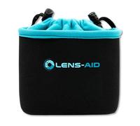 Lens-Aid Funda Neopreno para Camara con Forro Polar: Bolsa Protectora para DSLR, Bridge, MFT, com-pacta y Accesorios, Compatible para Canon, Nikon, Pentax, Fuji, Sony y más (S)