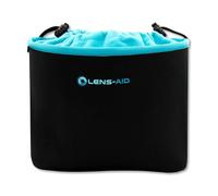 Lens-Aid Funda Neopreno para Camara con Forro Polar: Bolsa Protectora para DSLR, Bridge, MFT, com-pacta y Accesorios, Compatible para Canon, Nikon, Pentax, Fuji, Sony y más (L)