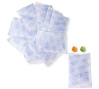 Lens-Aid Gel de Sílice Reutilizable (10 x 50 g) - Bolsas Deshumidificadoras con Indicador Naranja/Verde - Protección contra Humedad para Zapatos, Alimentos, Electrónica, Cámaras y Más