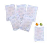 Lens-Aid Gel de Sílice Reutilizable 100g 5 Piezas - Bolsas Deshumidificadoras con Indicador Naranja/Verde - Protección contra Humedad para Zapatos, Alimentos, Electrónica, Cámaras y Más