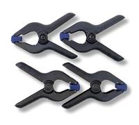 Lens-Aid Juego de 4 pinzas de fondo: pinzas ergonómicas para fotografía para sistemas de fondo, planos y mucho más. Clips resistentes con almohadillas flexibles de 90°