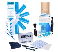 LENS-AID Kit de Limpieza para cámara, Objetivo y Sensor: Set Completo con líquido Limpiador, soplador, Pincel, bolígrafo óptico, paño Microfibra, Kit electrónico y swabs de Sensor (24 mm)