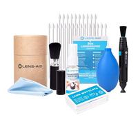 Lens-Aid Kit Limpieza cámara 8 en 1 - Set con Fuelle, Cepillo, lápiz, paños, líquido y más - Ideal para Objetivos, sensores, filtros y Pantallas - Regalo para fotógrafos