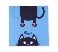 Lens-Aid Paño de microfibra 20×20 cm diseño original - Limpieza profesional para gafas, cámaras, lentes, pantallas, móviles, tablets - Lavable, reutilizable y sin pelusa