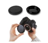 LENS-AID Tapa Cuerpo cámara Compatible con Montura Canon FD | Body cap de plástico resistente, tapa protectora para montura y zona del sensor, recambio de la tapa original perdida