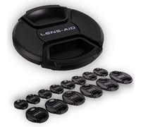 Lens-Aid Tapa de Lente para Lentes de cámara: Tapa de Repuesto Compatible con Canon, Nikon, Fujifilm, Olympus, Sony, Panasonic, Pentax, etc.