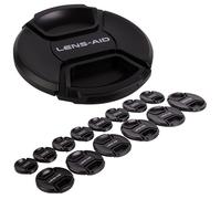 Lens-Aid Tapa de Lente para Lentes de cámara: Tapa de Repuesto Compatible con Canon, Nikon, Fujifilm, Olympus, Sony, Panasonic, Pentax, etc.